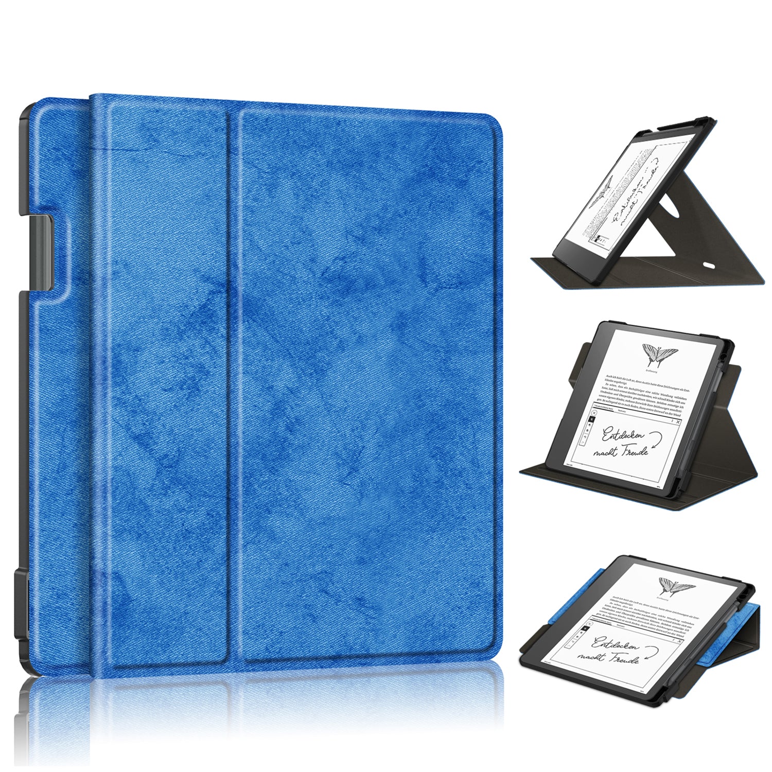 For Amazon Kindle Scribe Solid Color Tablet Case Textured Surface Anti-scratch Magnetic Absorption Tablet Cover with 360-degree Rotary Kickstand For Amazon Kindle Scribe Solid Color Tablet Case Textured Surface Anti-scratch Magnetic Absorption Tablet Cover with 360-degree Rotary Kickstand